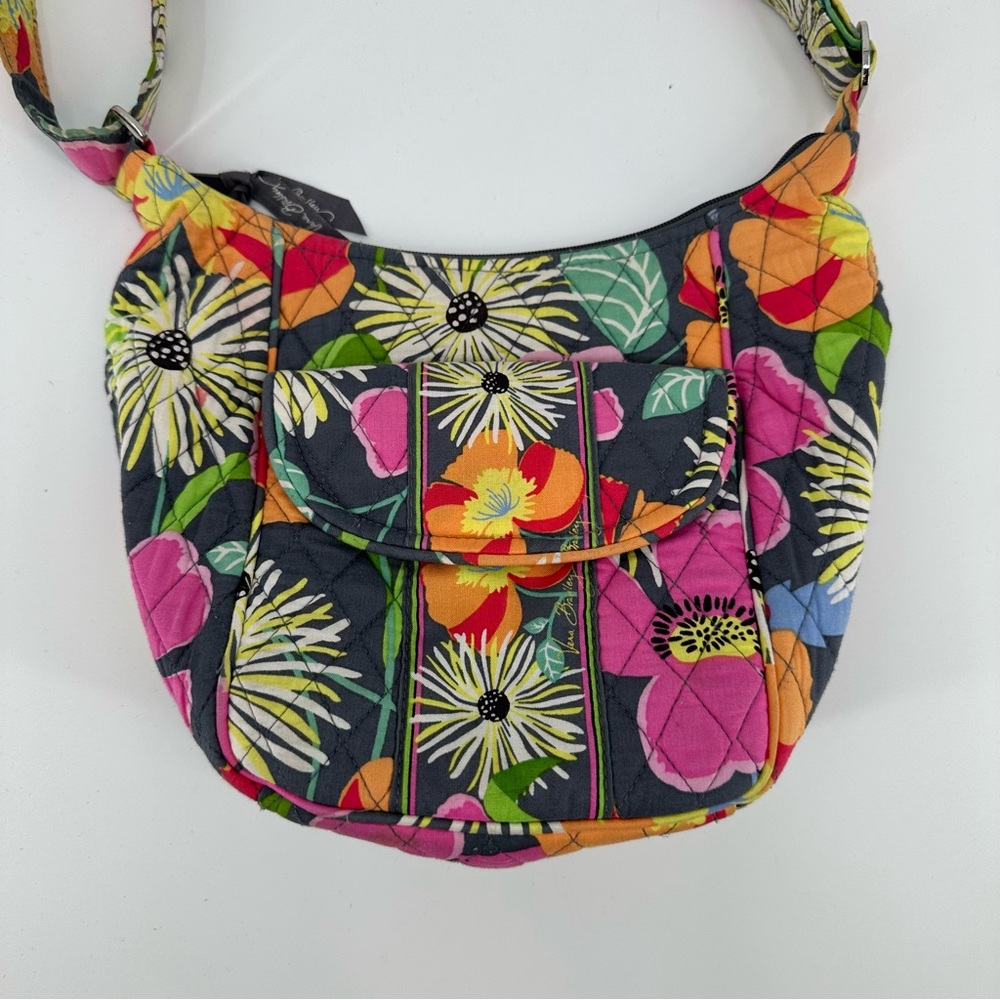 Vera Bradley Jazzy Blooms Clare Crossbody Purse Shoulder Bag Adjustable Strap